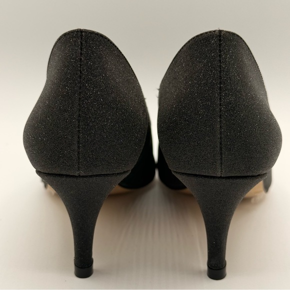 Raphael Sarti Elite Black Sparkle Women's Low Heels Size 37 - Picture 5 of 17